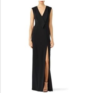 Tuxedo Wrap Gown by Slate & Willow